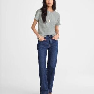 NWT Madewell The Perfect Crewneck Tee in Allday Jersey SMALL